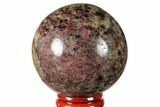 Polished Garnetite (Garnet) Sphere - Madagascar #132041-1